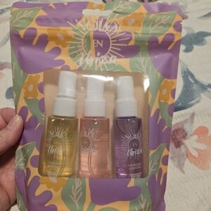 Mini Fragrance Spray Trio in Yellow, Pink & Purple